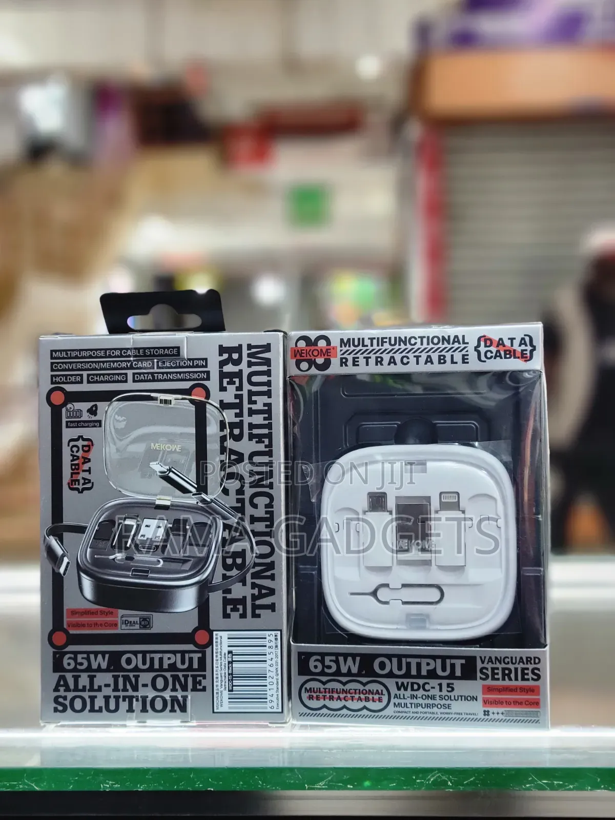 Powerflex Retractable Cable Set