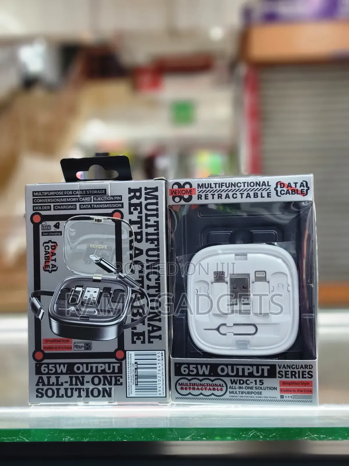 Powerflex Retractable Cable Set