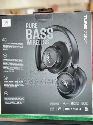 JBL Tune 730bt Wireless Over-Ear Headphones.