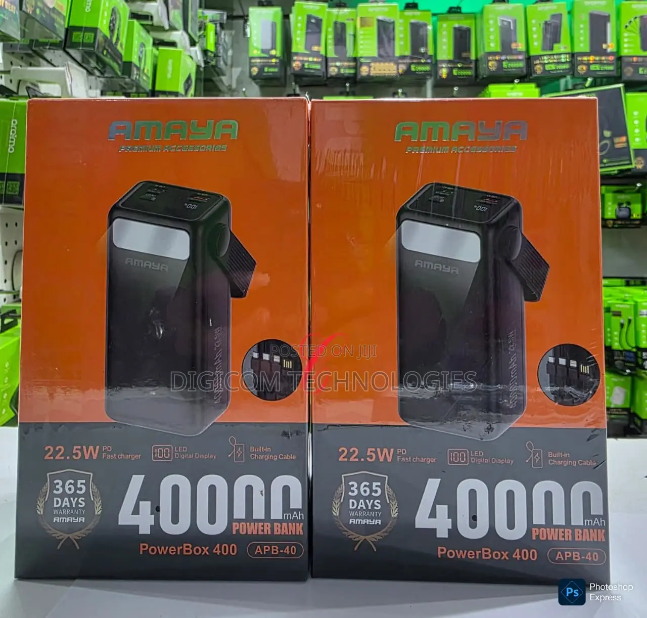 *Restocked * Amaya Powerbox 400 Apb-40 *40,000mah* 22.5w Pd