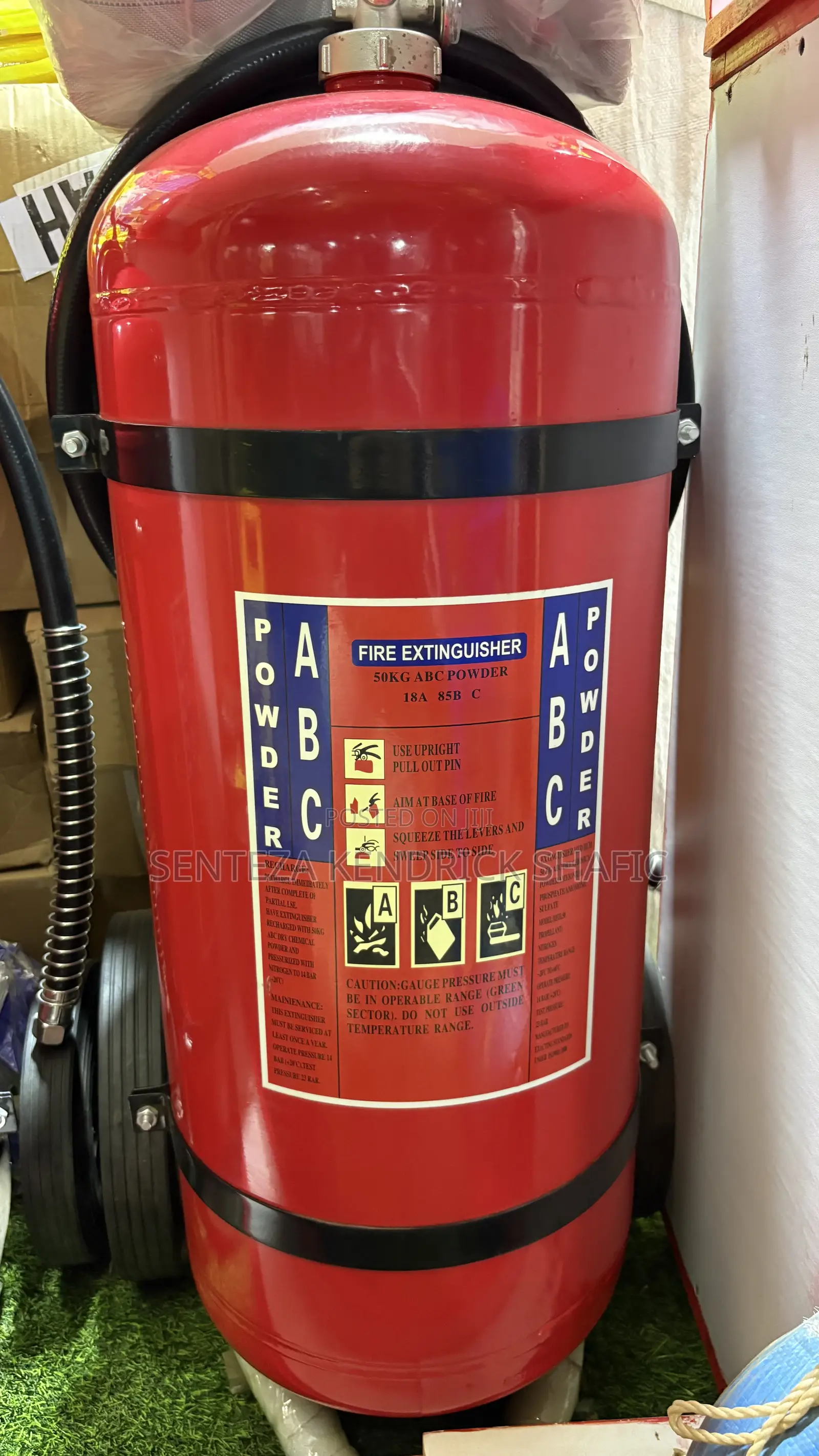 50kg Fire Extinguisher (Abc Dry Powder – Heavy Industrial)