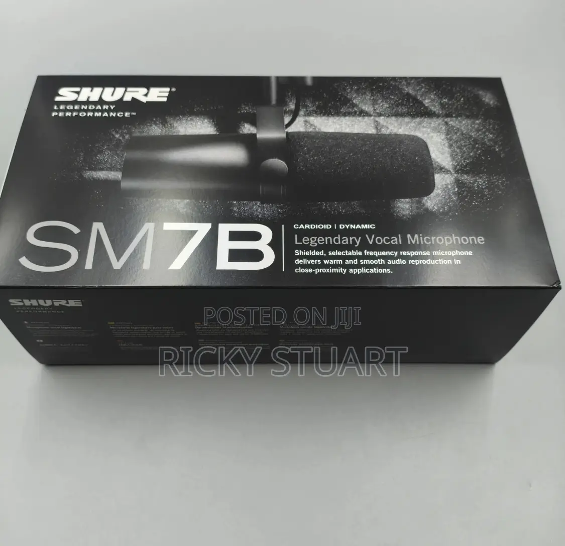 Shure Sm7b Cardioid Dynamic Vocal Broadcast Microphone