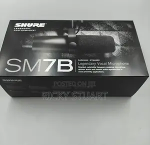 Shure Sm7b Cardioid Dynamic Vocal Broadcast Microphone