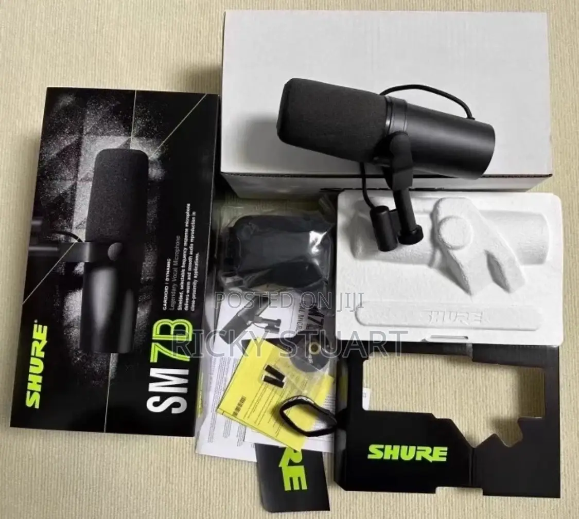 Shure Sm7b Cardioid Dynamic Vocal Broadcast Microphone