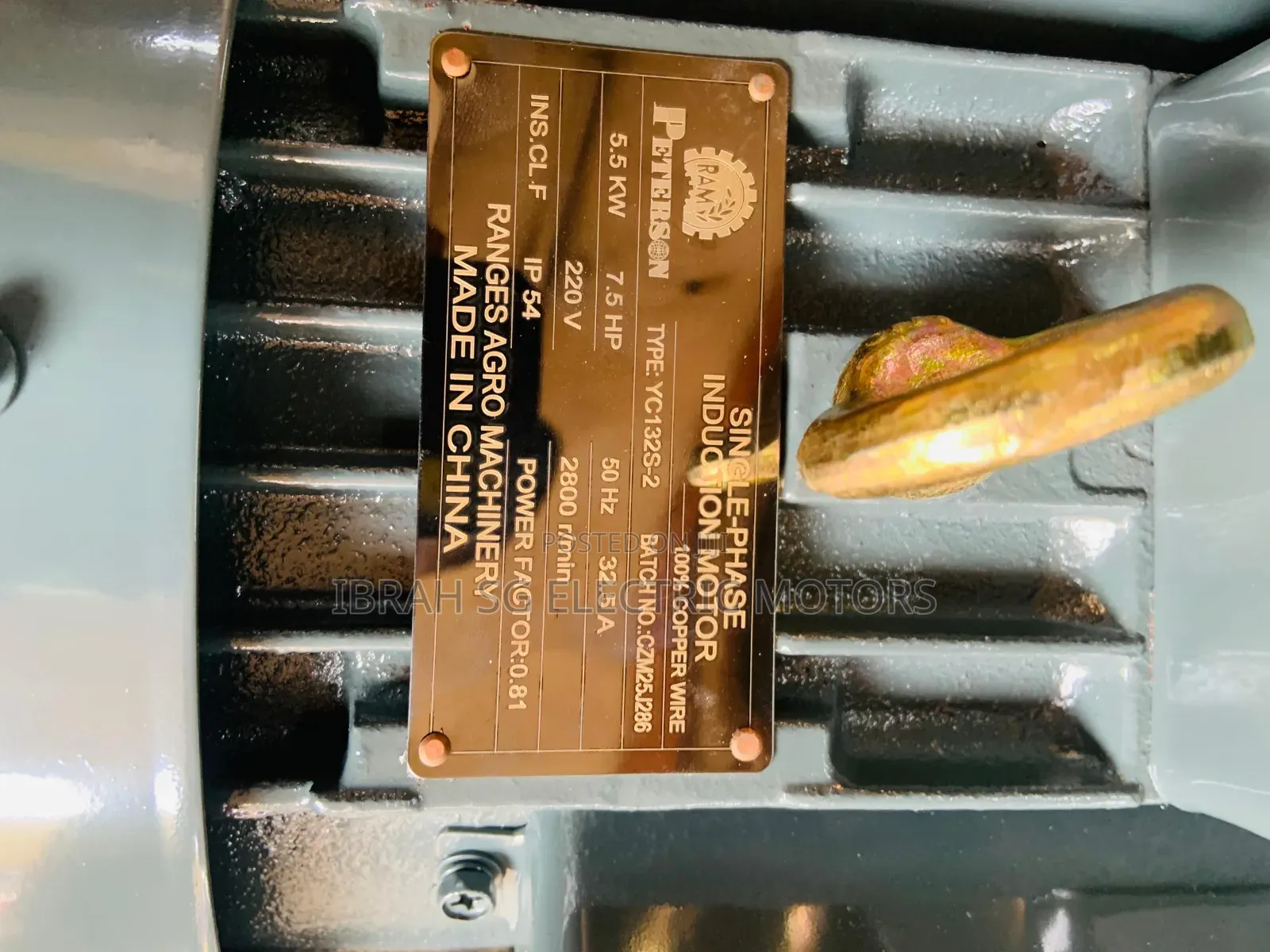 Original Single Phase 7.5hp High Speed Motors Available