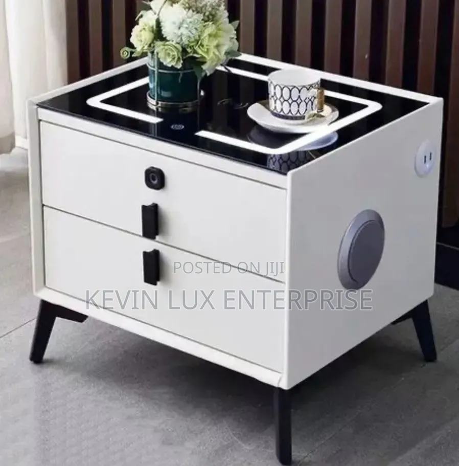 Smart Bed Side Table Safe