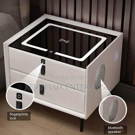 Smart Bed Side Table Safe