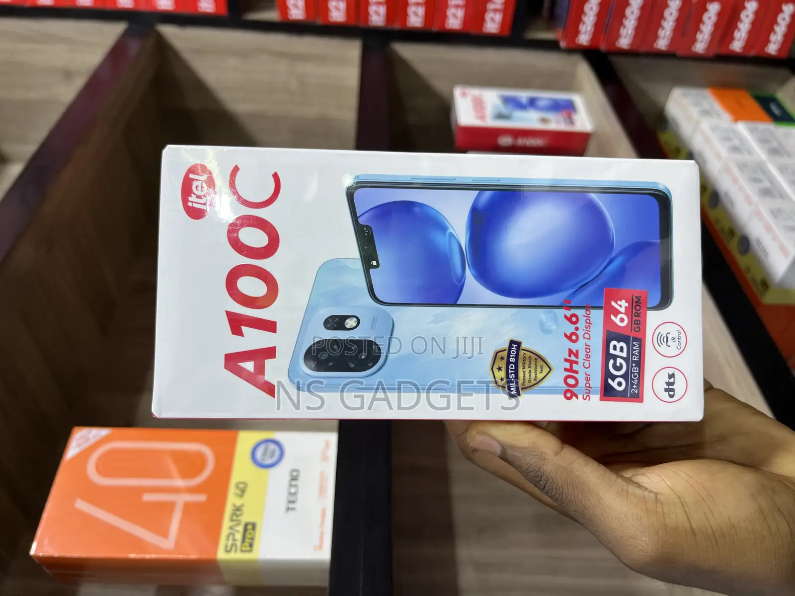 New Itel A100C 64 GB Black
