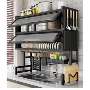 Double Over the Sink Dish Rack -Stainless Steel