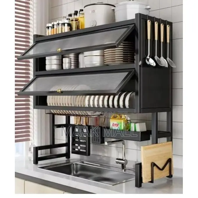 Double Over the Sink Dish Rack -Stainless Steel