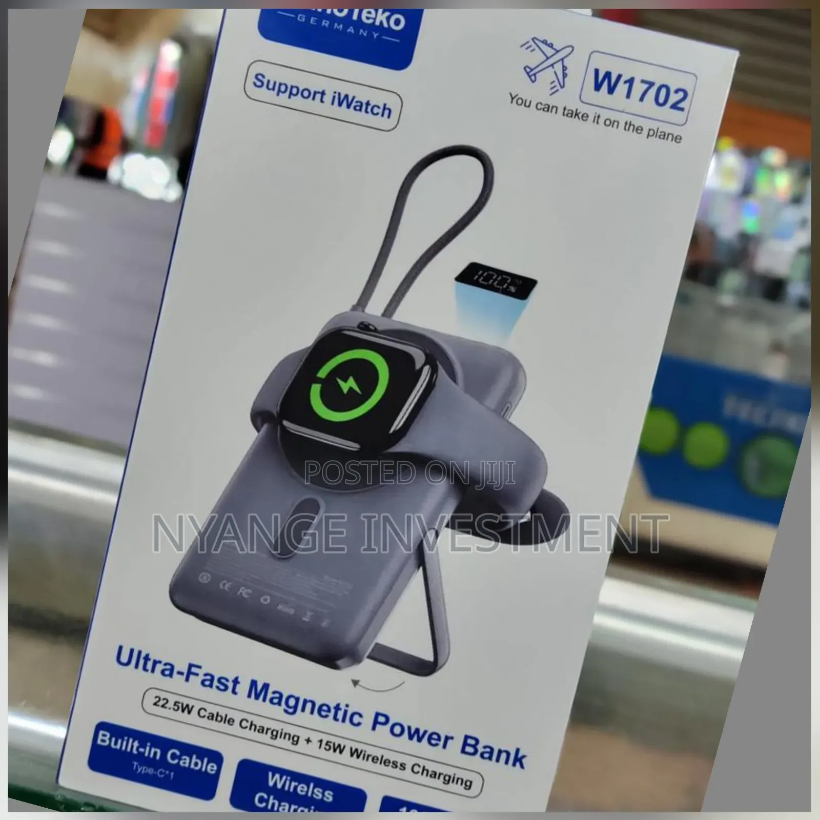 Hainoteko W1702 Ultra-Fast Magnetic Power Bank