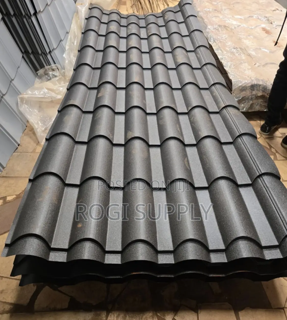 Charcoal Roma Matte Tile