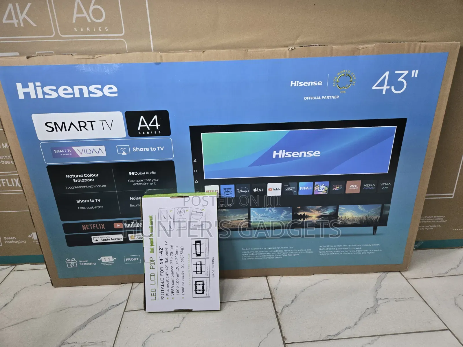 Hisense 43inch Smart A4 Series Digital Frameless Tv