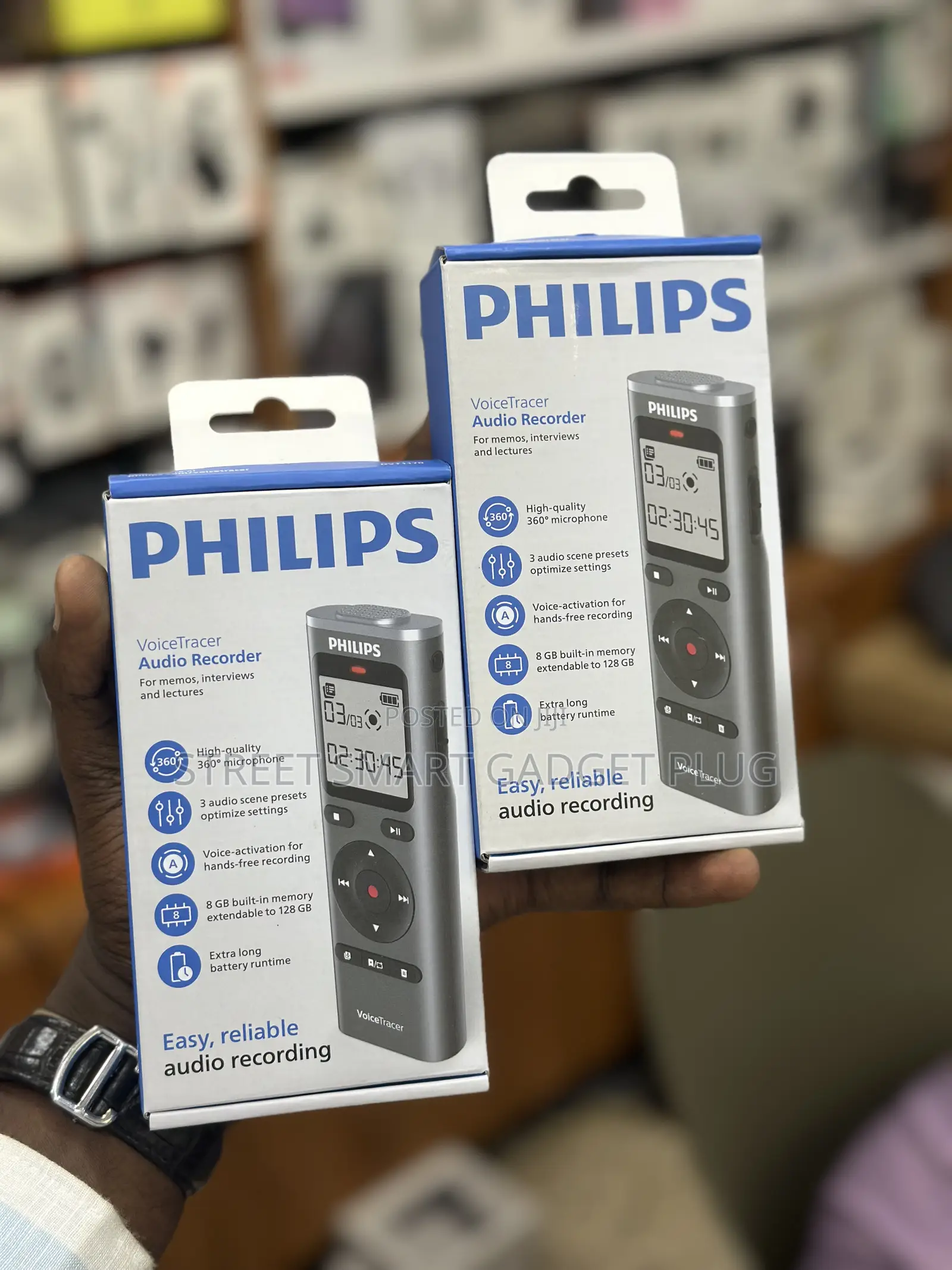 Philips Voice Tracer Audio Recorder 8gb Inbuilt (Dvt1170)