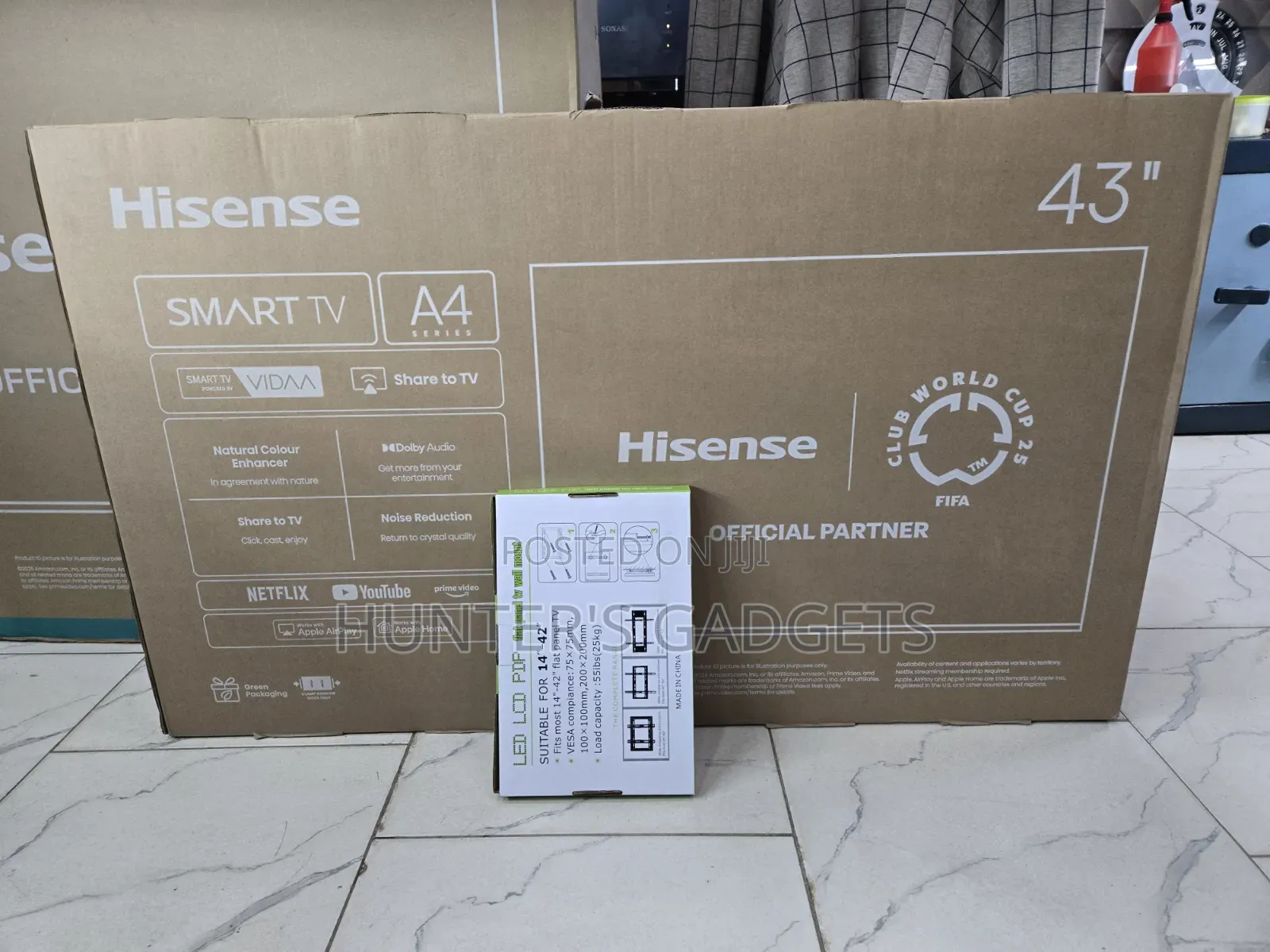 Hisense 43inch Smart A4 Series Digital Frameless Tv