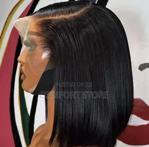 13*4 Bob 12 Black Ears to Ear Full Lace Closure Human Hair Wigs