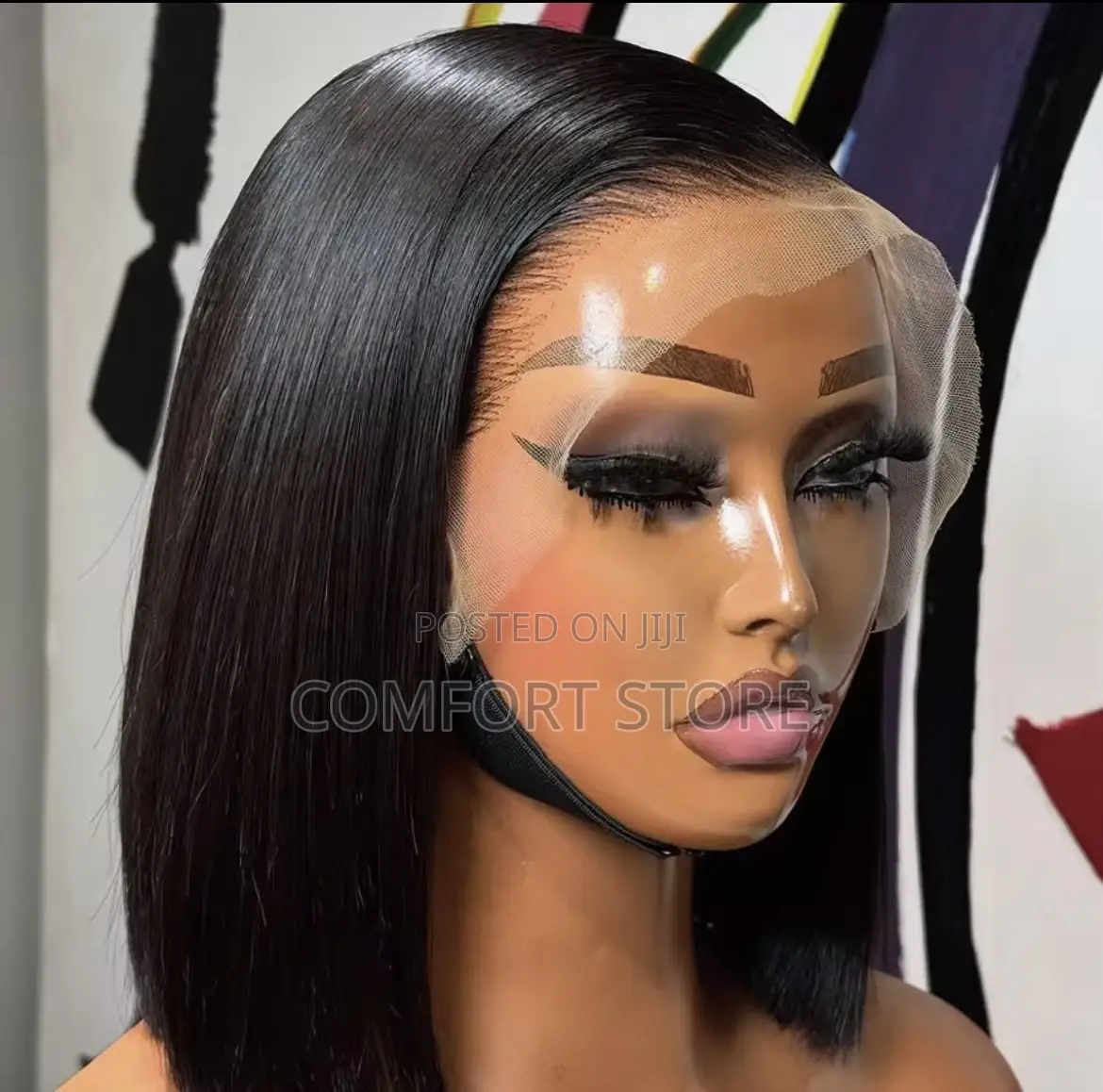 13*4 Bob 12 Black Ears to Ear Full Lace Closure Human Hair Wigs