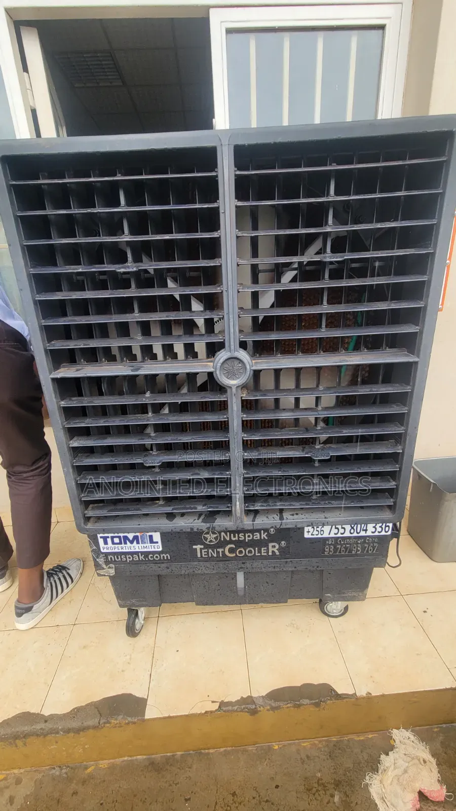 Heavy-duty Air Cooler 100l Black