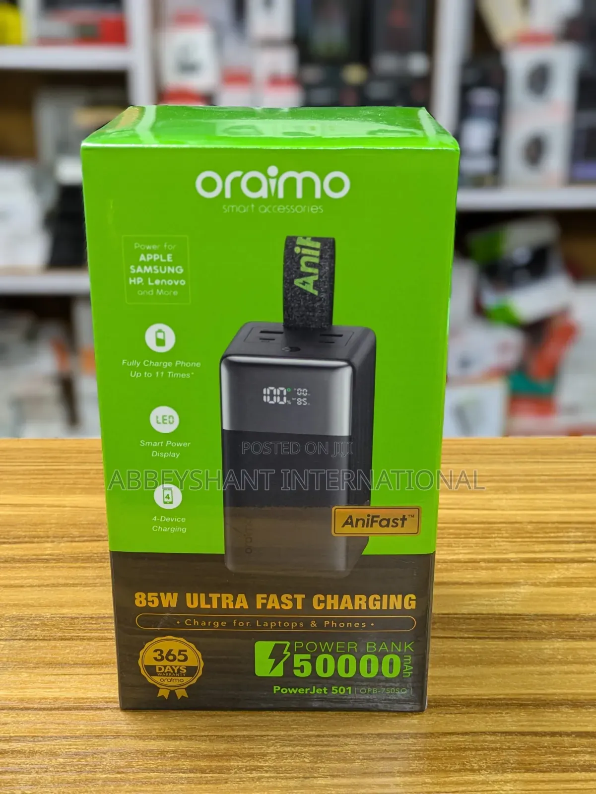 Oraimo Powerjet 50000amps Power Bank