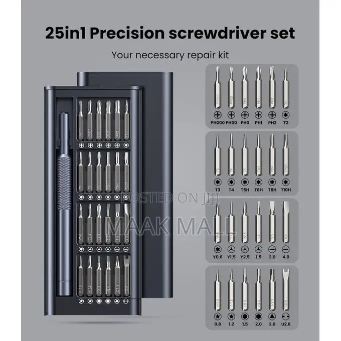 25-in-1 Small Precision Screwdriver Set Magnetic Mini Repair Tool Kit