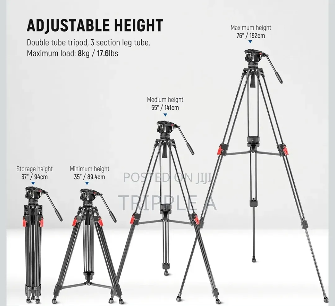 Heavy Duty Phone and Camera Tripod