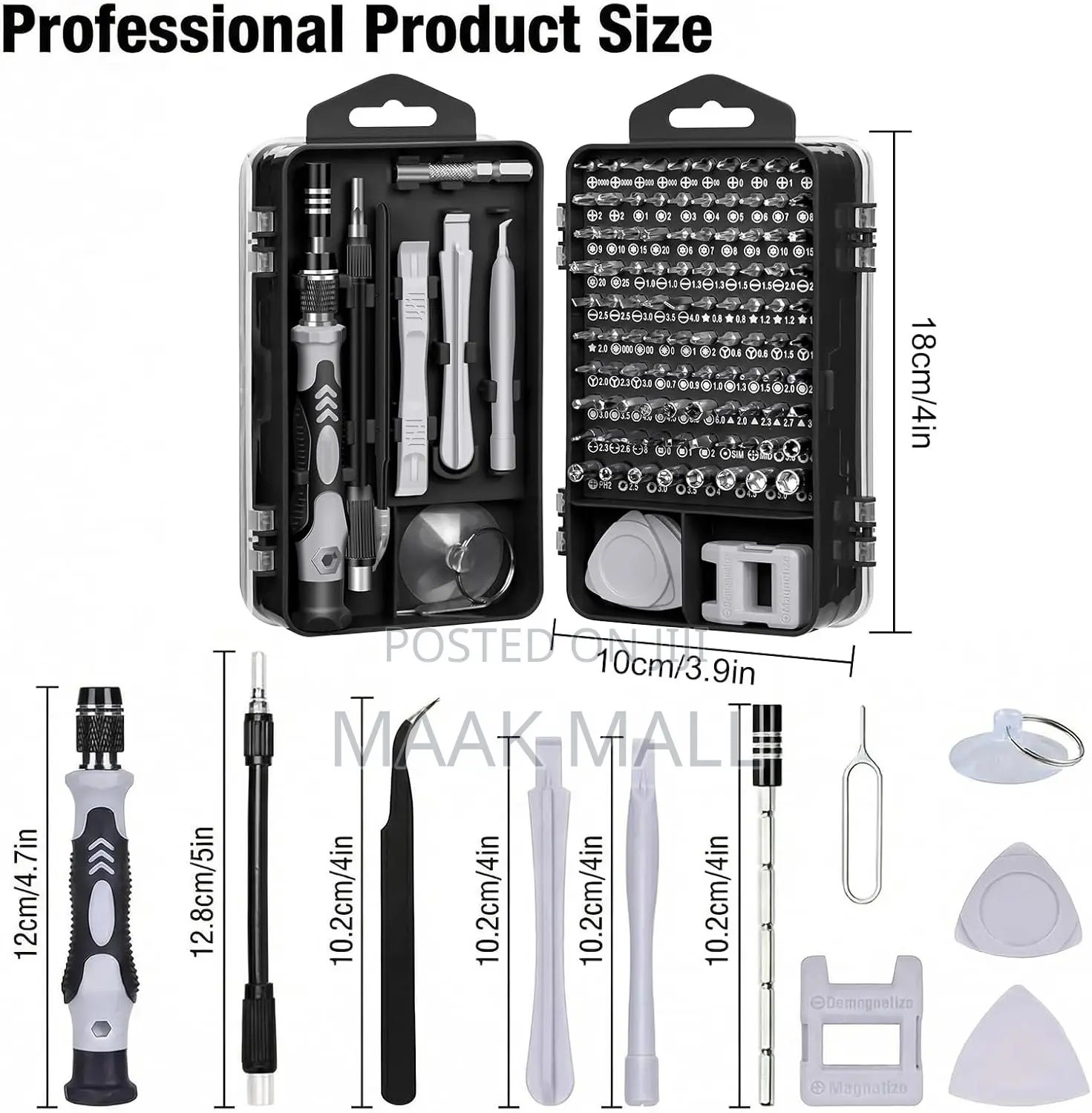 115 in 1 Precision Screwdriver Set Used for Electronic Repair.
