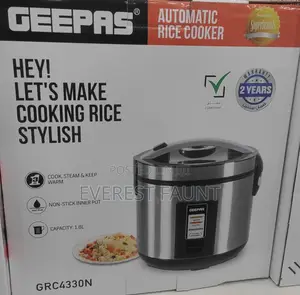 Geepas Automatic Rice Cooker 1.8 Liters