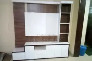 Wall Unit With a Tv Space Is Available for Sale.