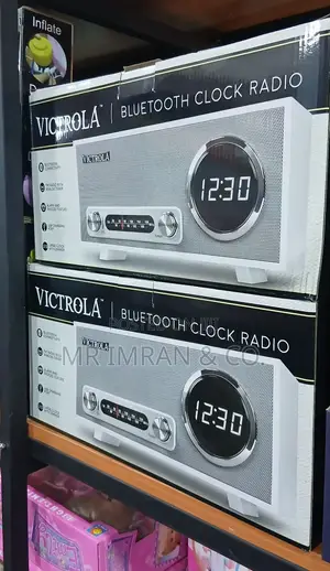 Victrola Broadway Bluetooth Clock Radio.