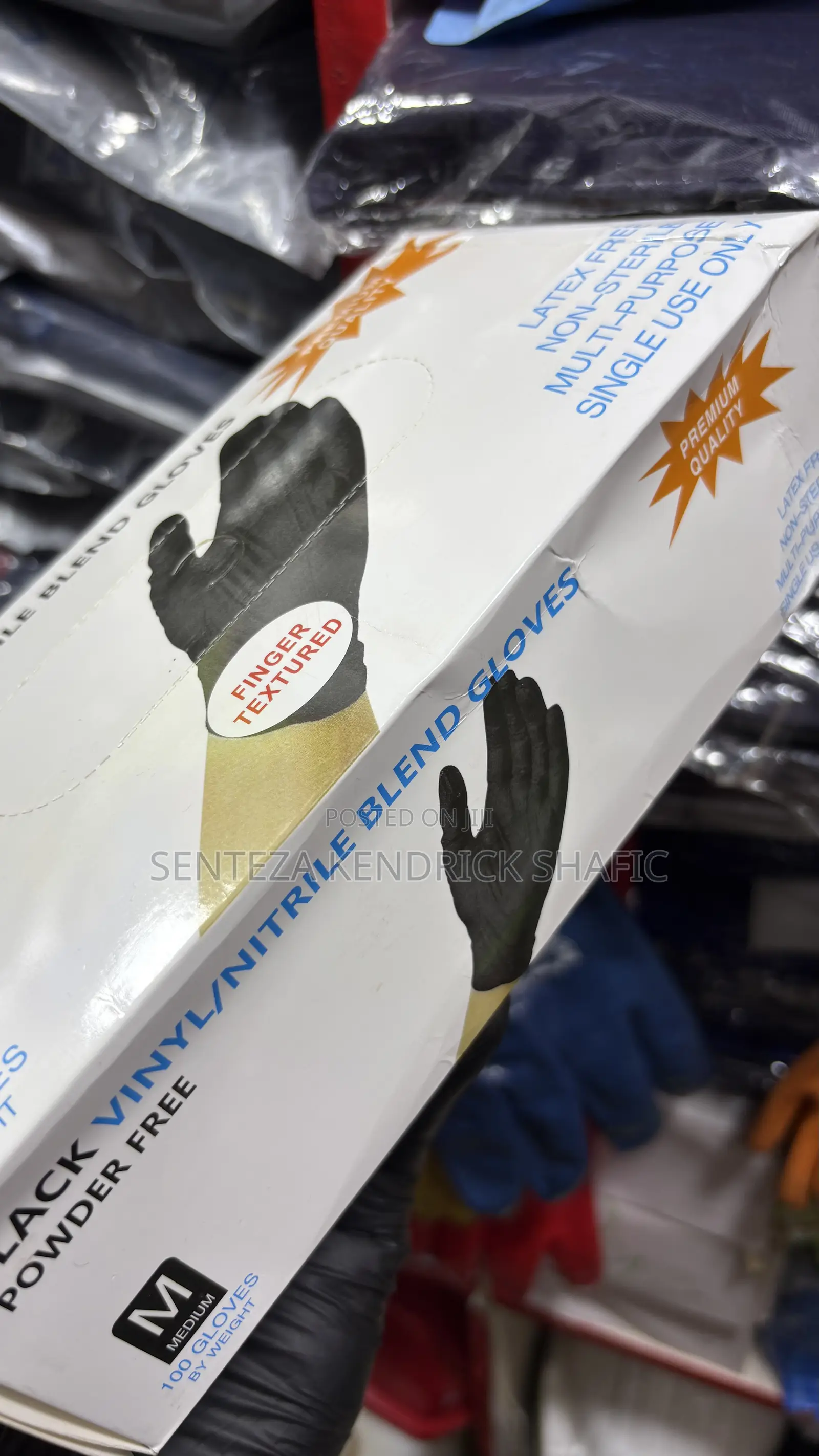 Black Nitrile Disposable Gloves