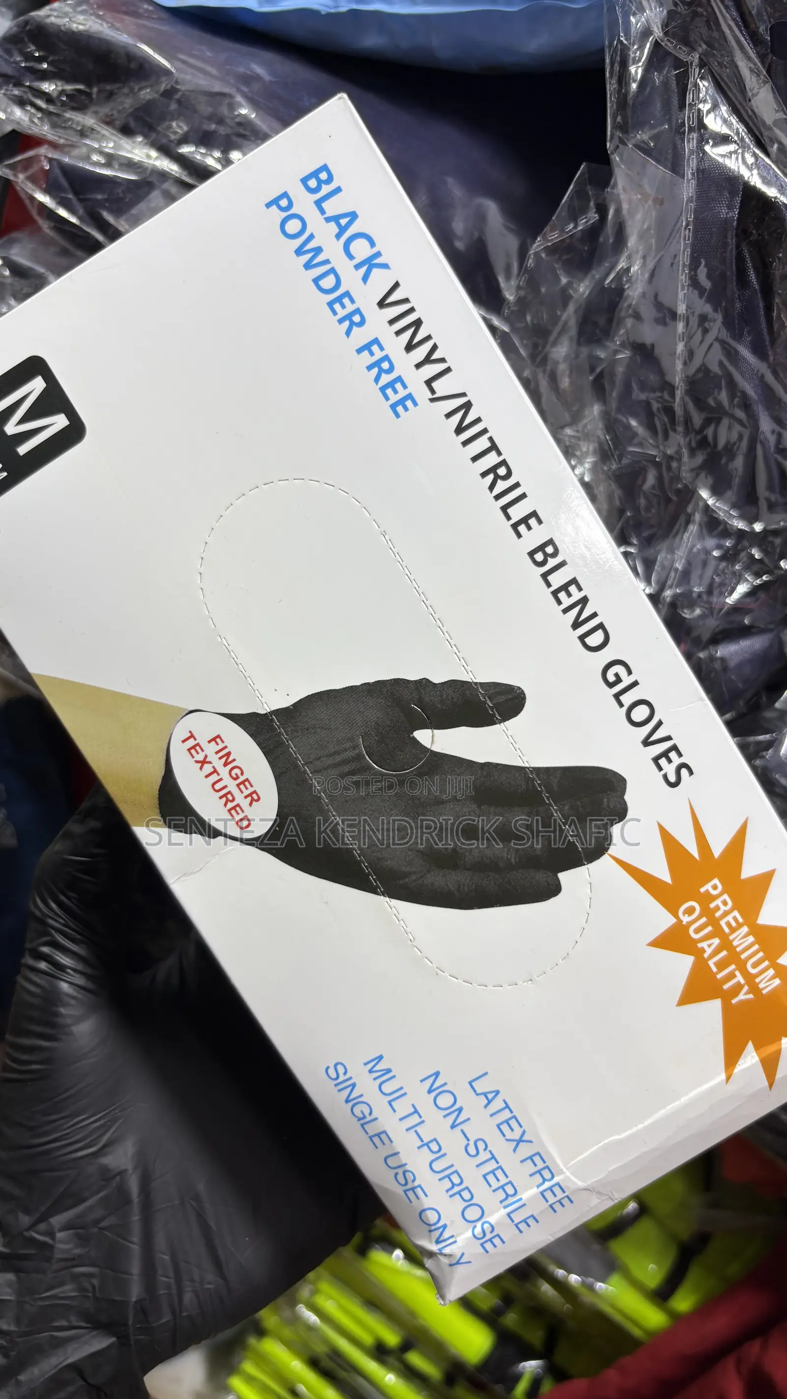 Black Nitrile Disposable Gloves