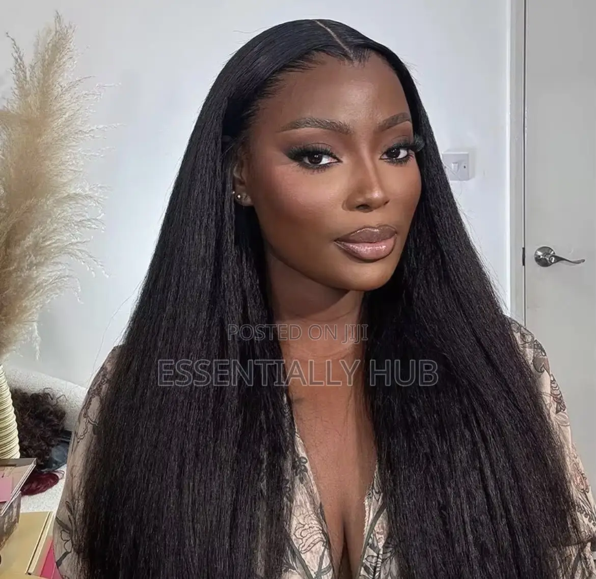 13*4 Yk Natural Hair Wig 28 Inches