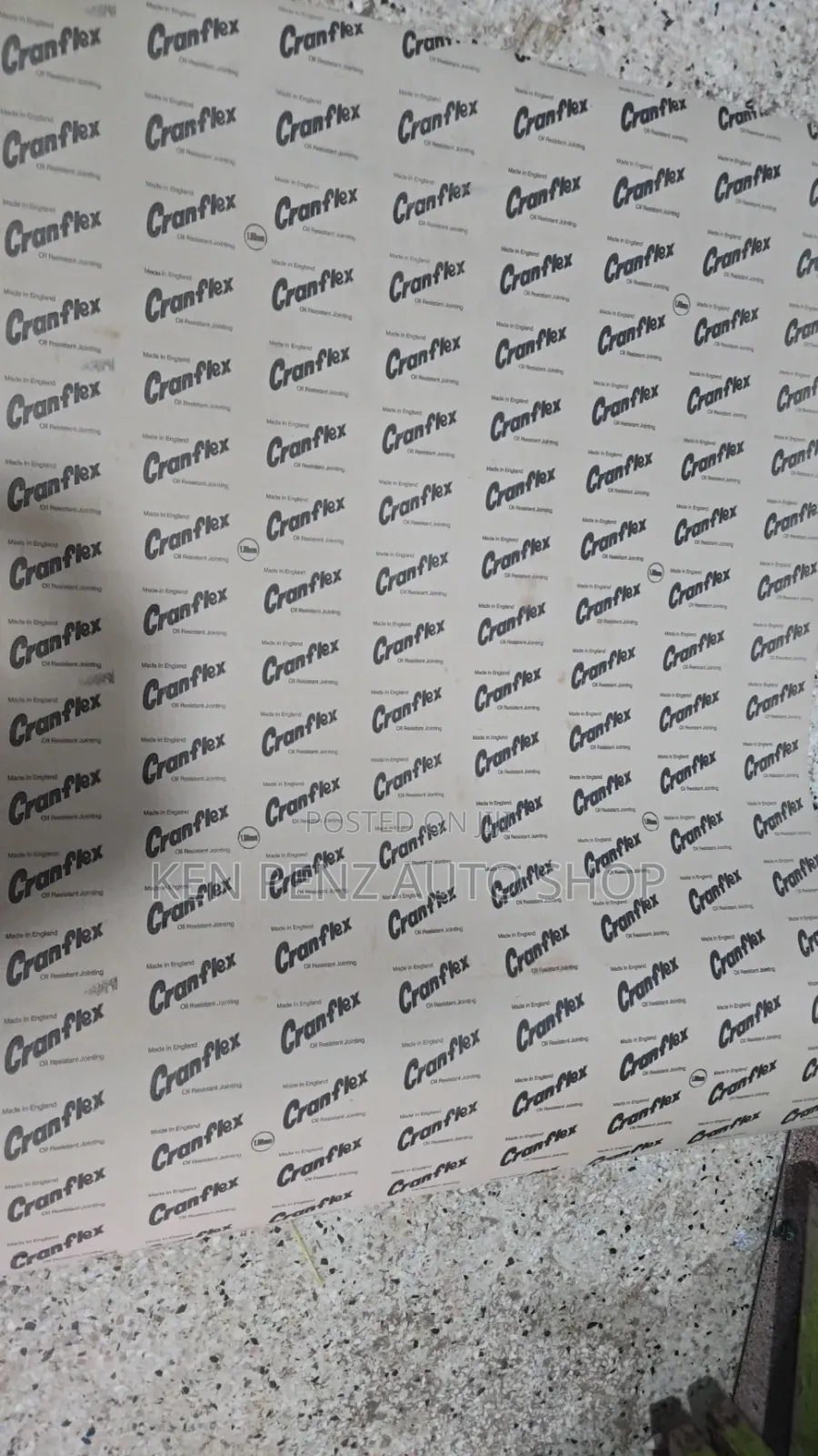 Cranflex Oil Resistant Material Gasket Maker Sheet