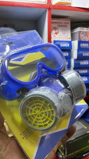 Respirator Safety Mask With Protective Goggles
