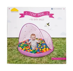 Paradiso Toys Pink Tent With 50 Bath Balls.