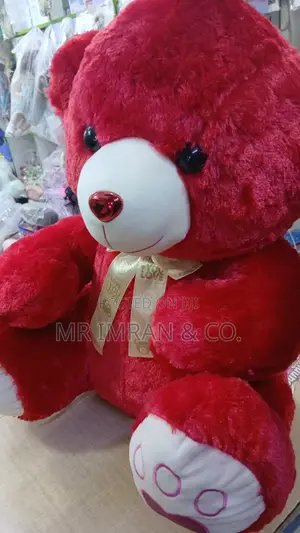 Plush Red Teddy Bear