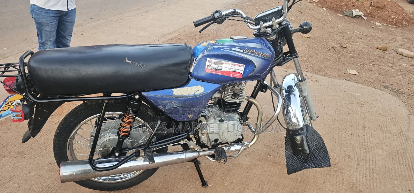 Bajaj Boxer 100 2016 Blue