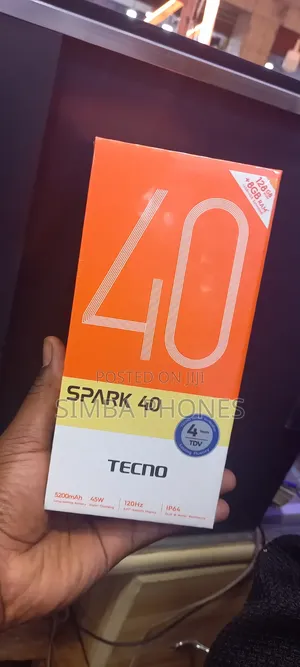 New Tecno Spark 40 256 GB Black