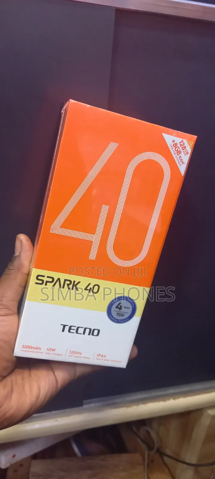 New Tecno Spark 40 256 GB Black