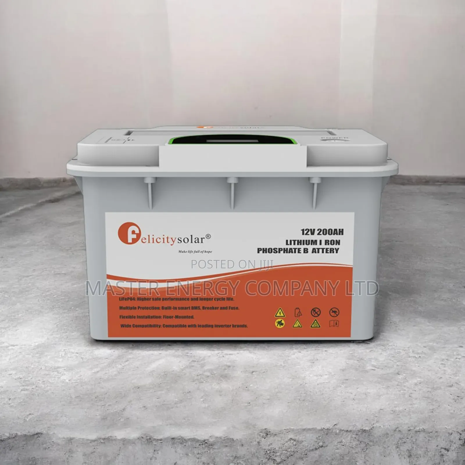 2.56kwh 12v 200ah Lithium Ion Battery DHDH