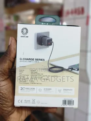 Green Lion G-Charge Series Dual Port Wall Charger
