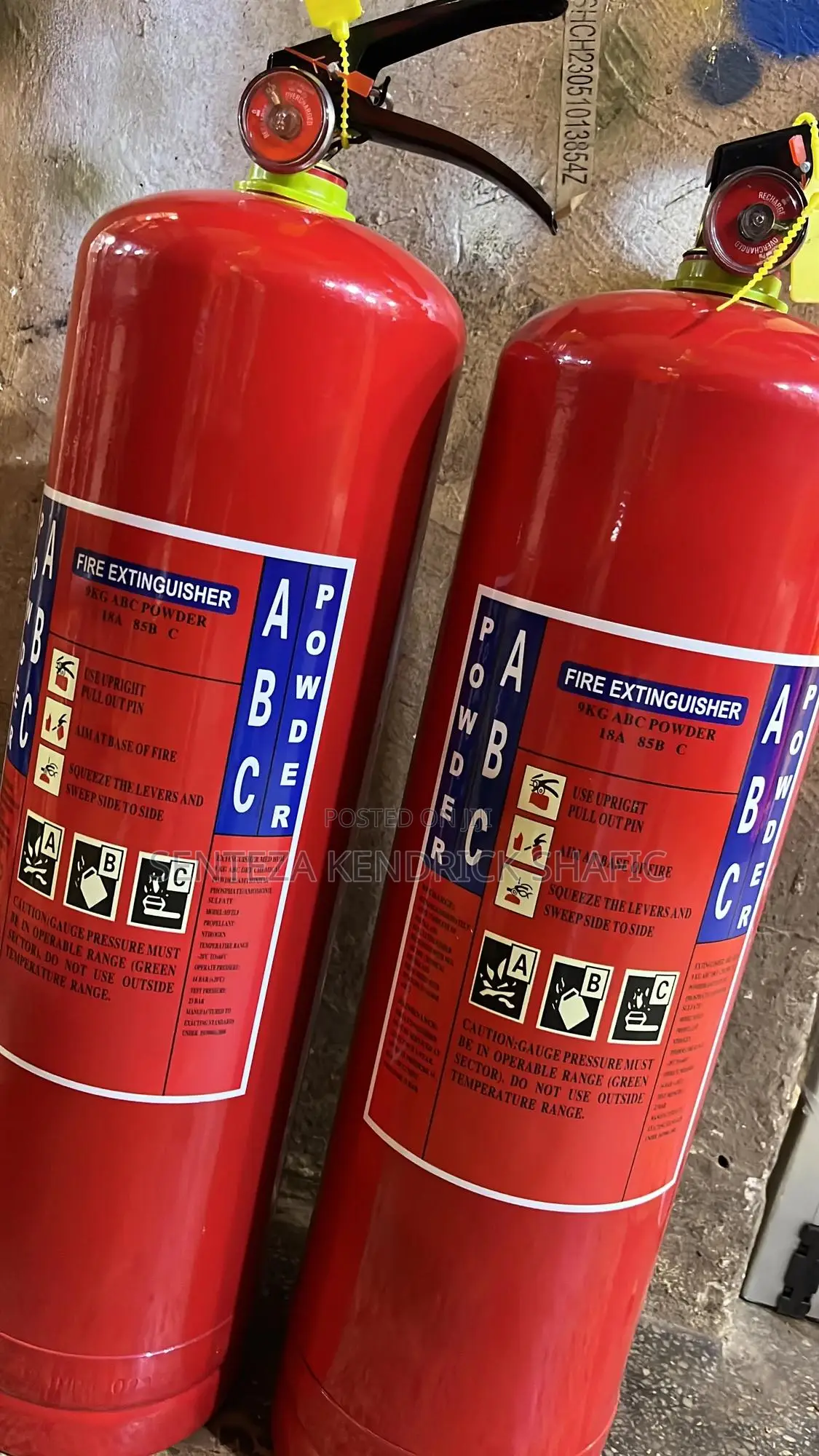 Fire Extinguisher 9kg Abc
