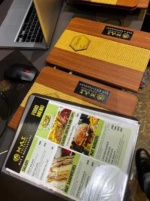 Branded Menu and Covers