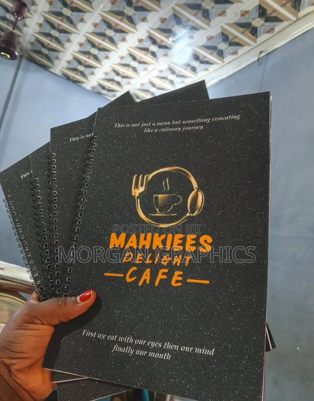 Branded Menu and Covers