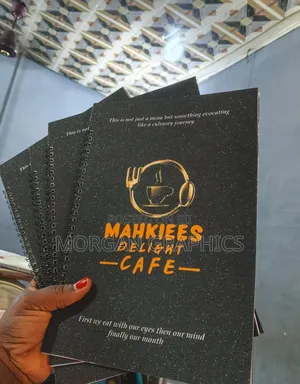 Branded Menu and Covers
