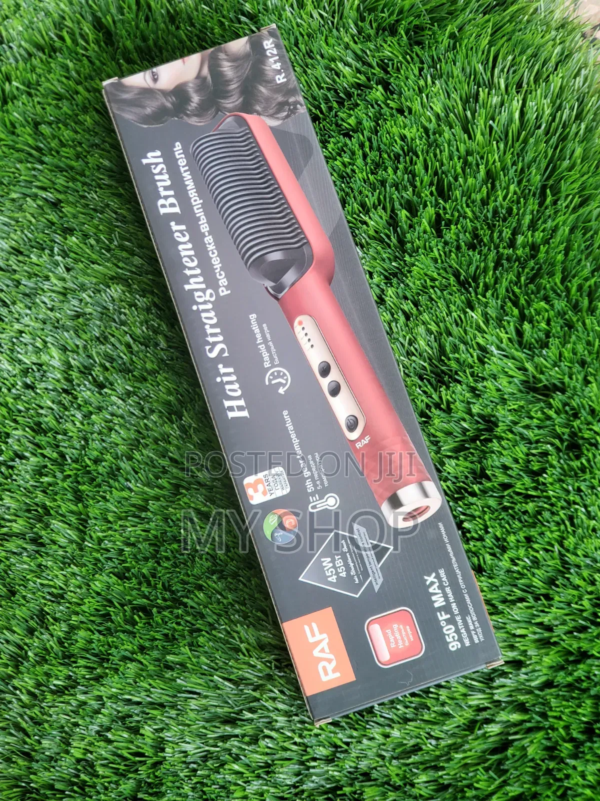 Raf Hair Straightener Brush
