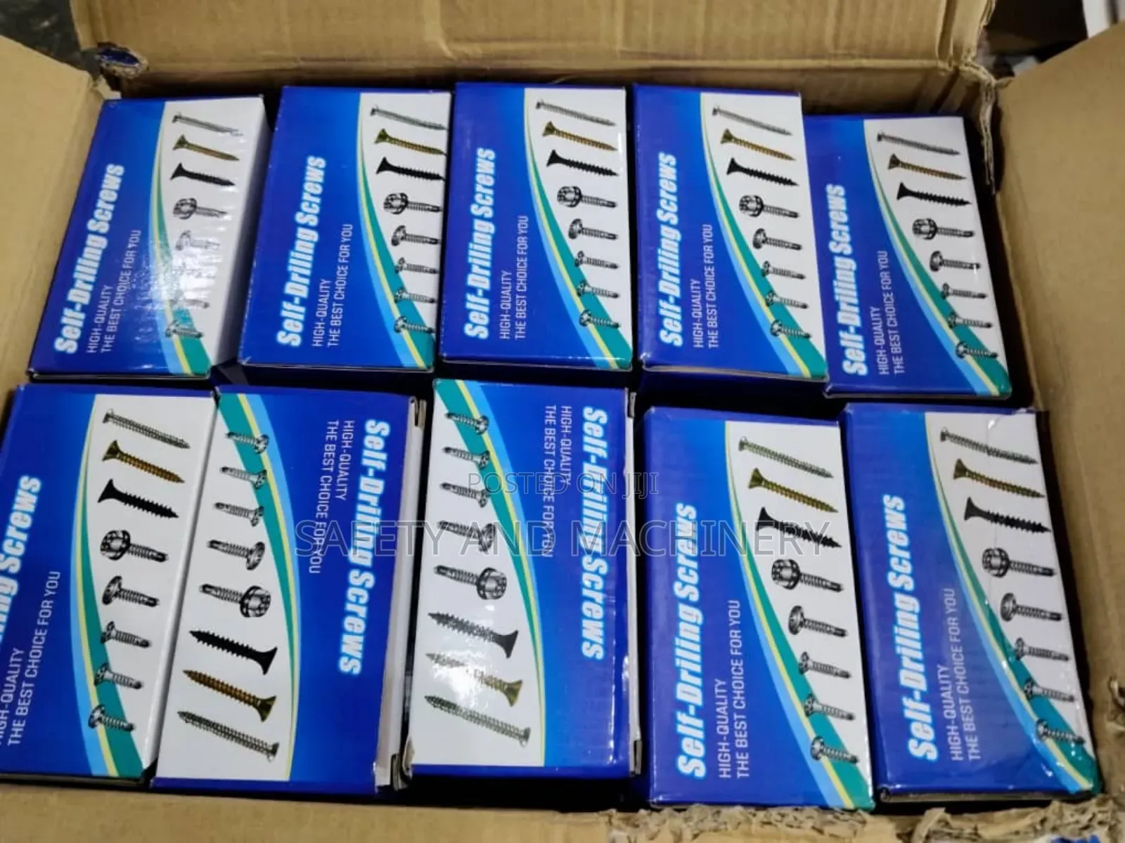 A Box of Black Drywall Screws/ Self Tapping Screws