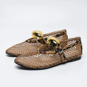 Animal Print Ladies Pumps_brown