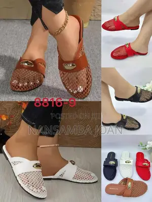 Multicolored Pushin Ladies Slipon Shoes