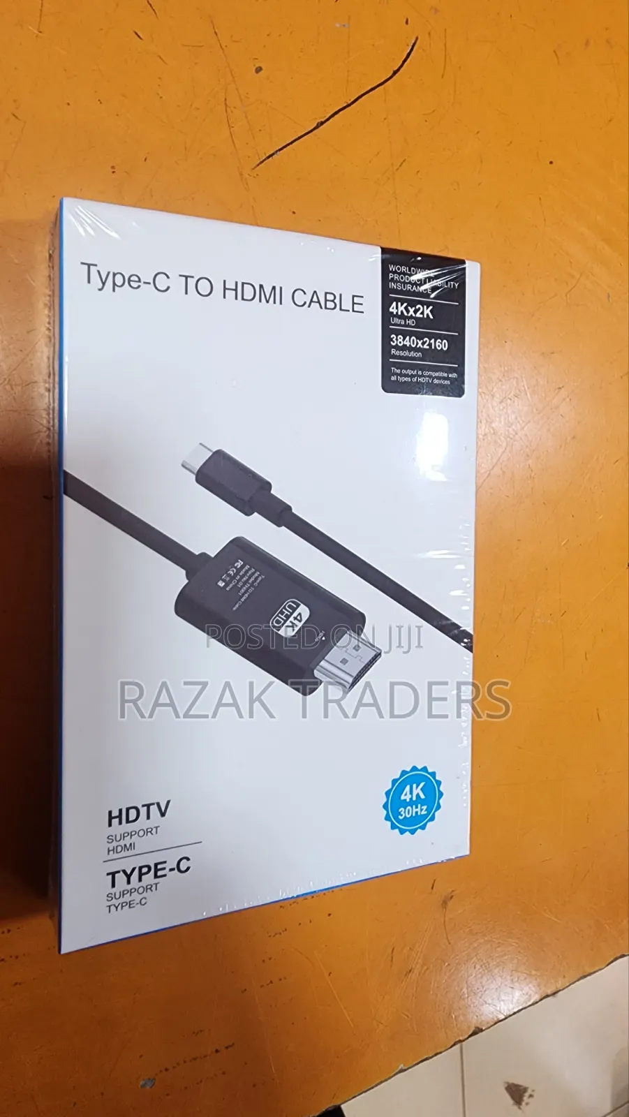  Usb-C Type C to Hdmi HDTV Cable Used to Connect Devices